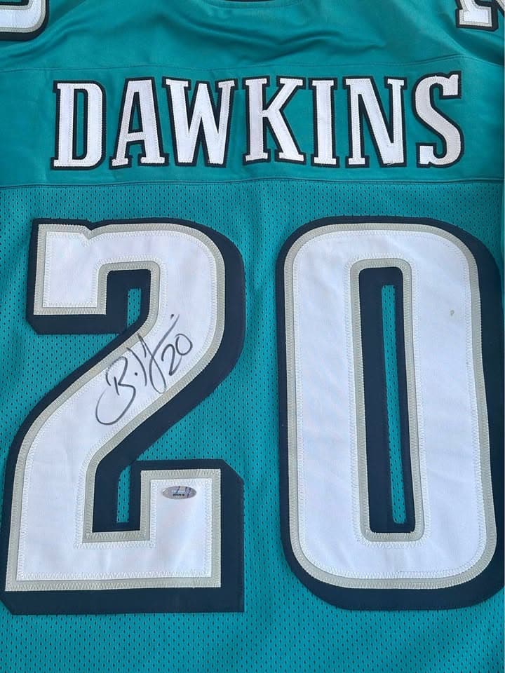 Autographed Brian Dawkins Philadelphia Eagles Jersey