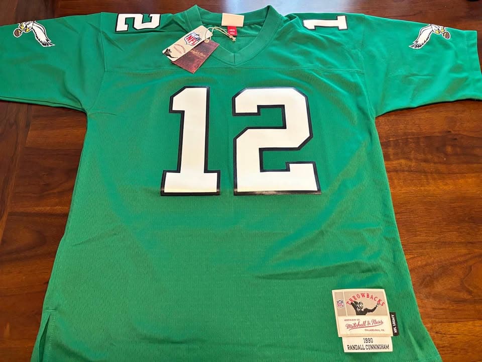 Randall Cunningham Autographed Eagles Throwback Jersey Fanatics Authenticated