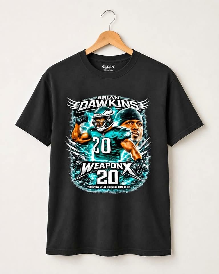 Philadelphia Eagles Brian Dawkins Weapon X - Graphic T-Shirt, M-3XL, New